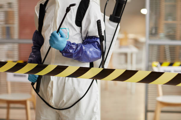 Professional Biohazard Cleanup technician working in Beaumont, CA